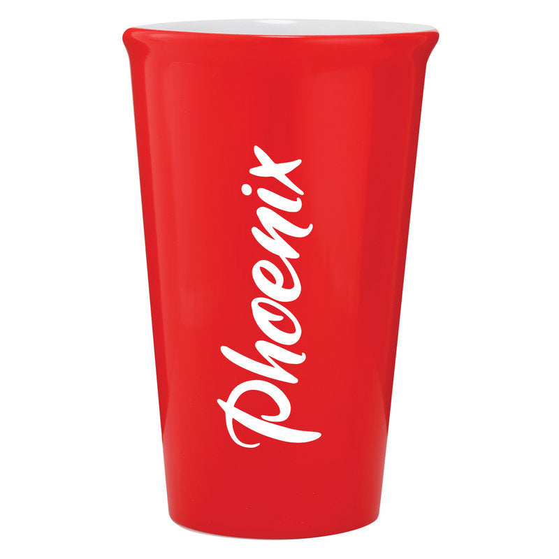 Red Latte Mug