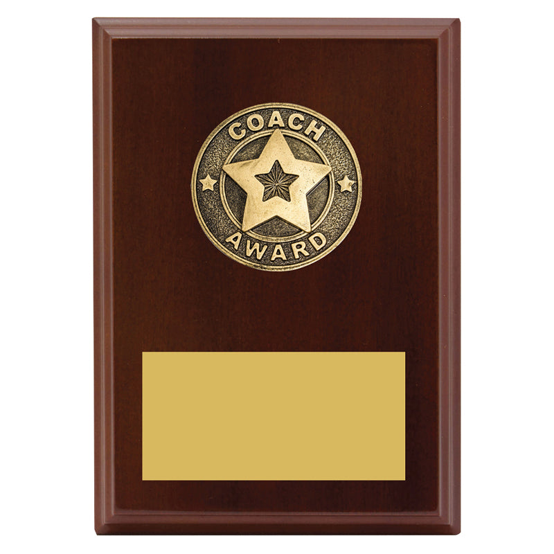 Coach Award Plaque