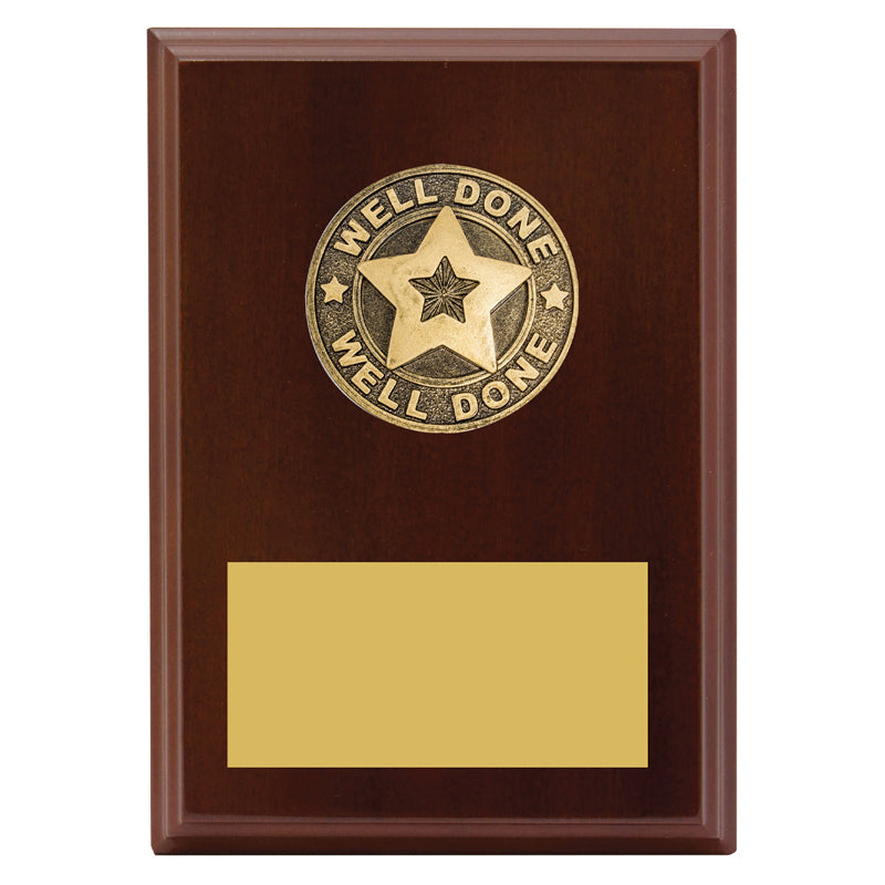 Well Done Plaque