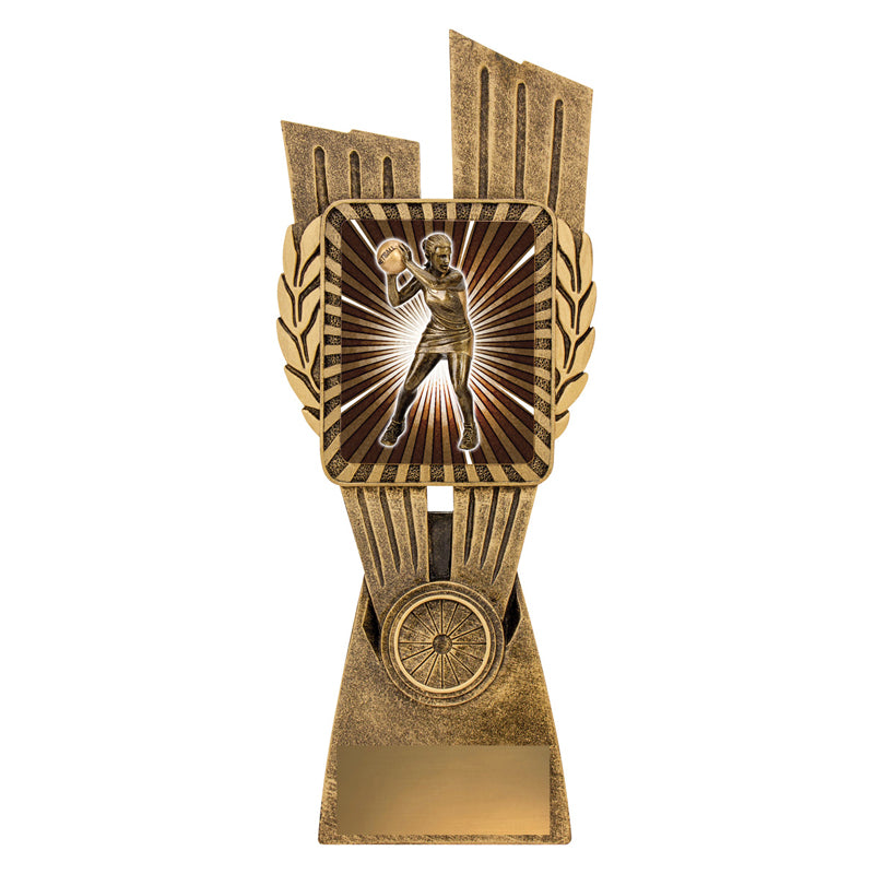 Antique Gold Lynx - Netball Player