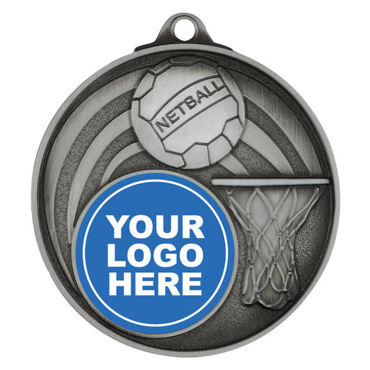 Netball Medal - Insert Option
