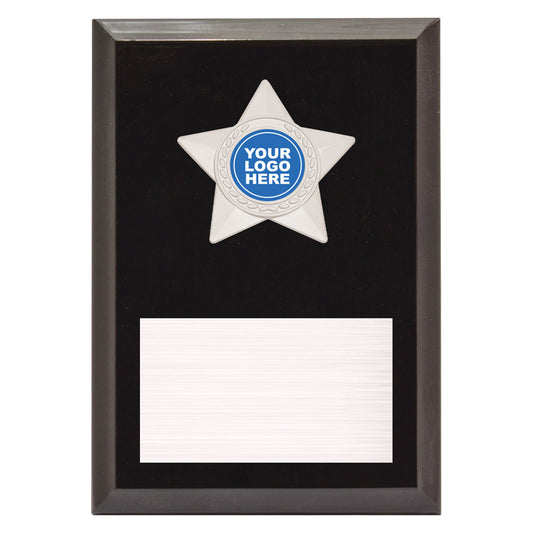 Star Plaque - Silver