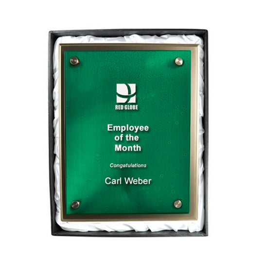 Plaque with Glass