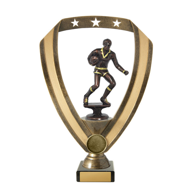 Male Rugby on Column