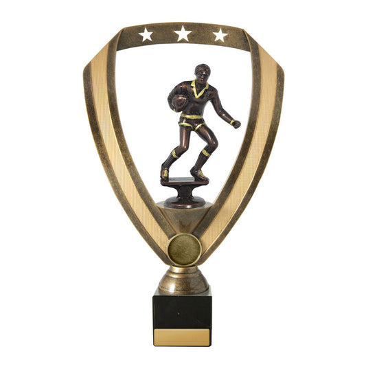 Male Rugby on Column