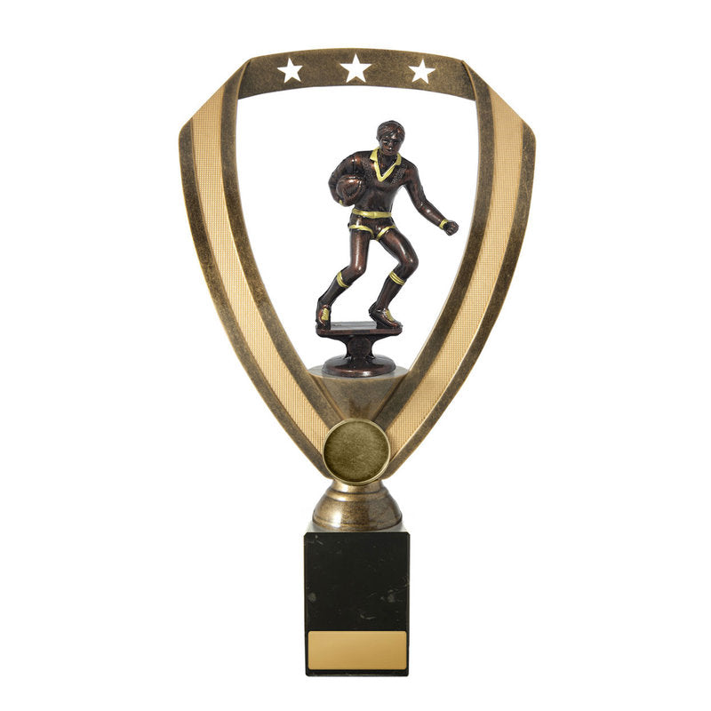 Male Rugby on Column