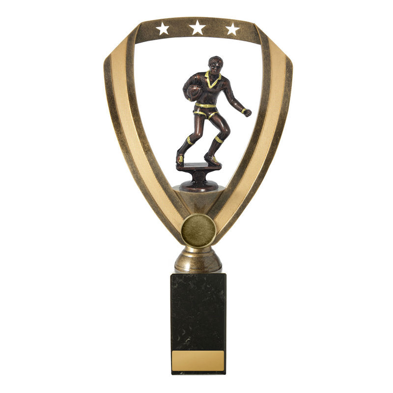 Male Rugby on Column