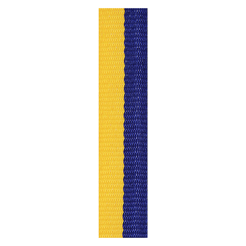 Blue / Gold Loop Ribbon