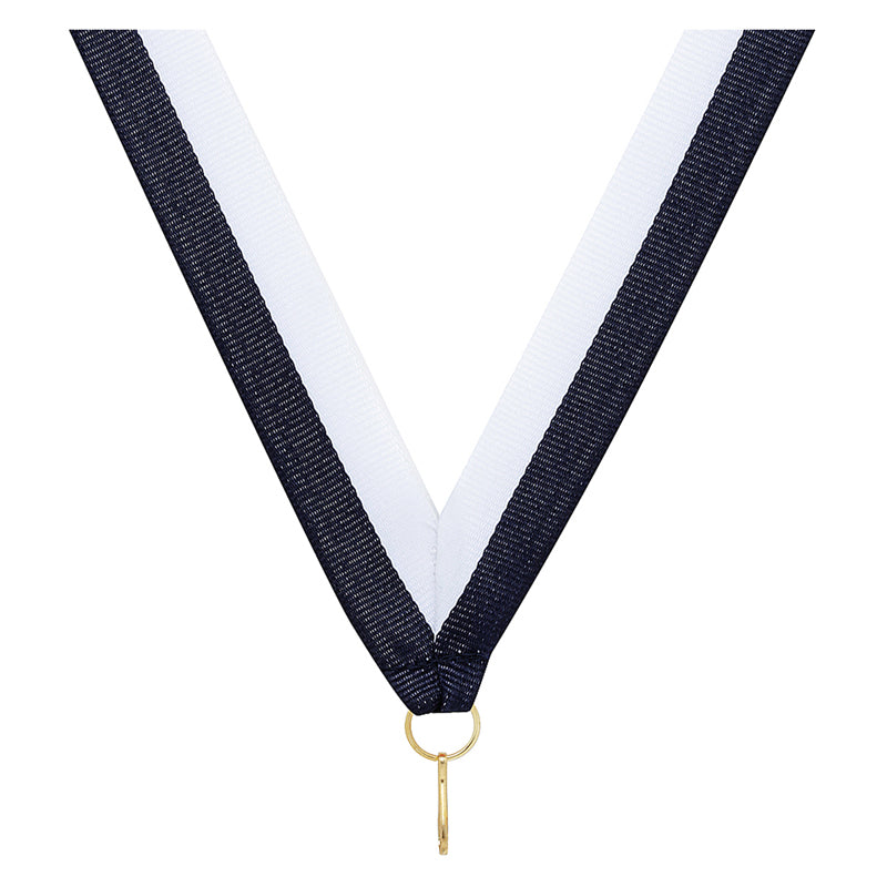 Navy / White Ribbon