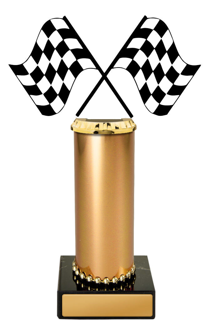 Acrylic Flags on Column