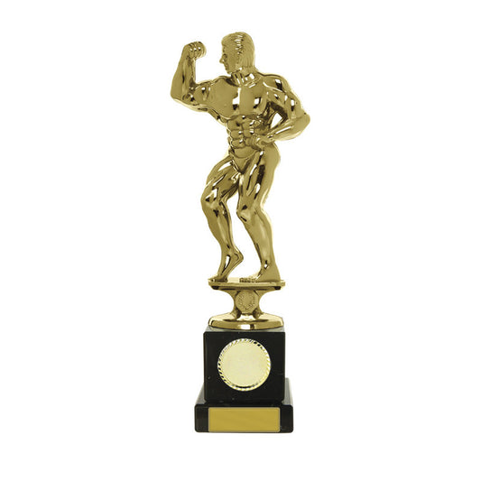 Bodybuilder Male Figure on Base