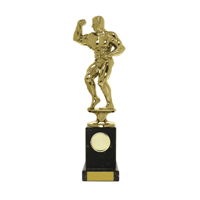 Bodybuilder Male Figure on Base