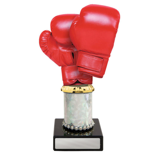 Boxing Figure on Column