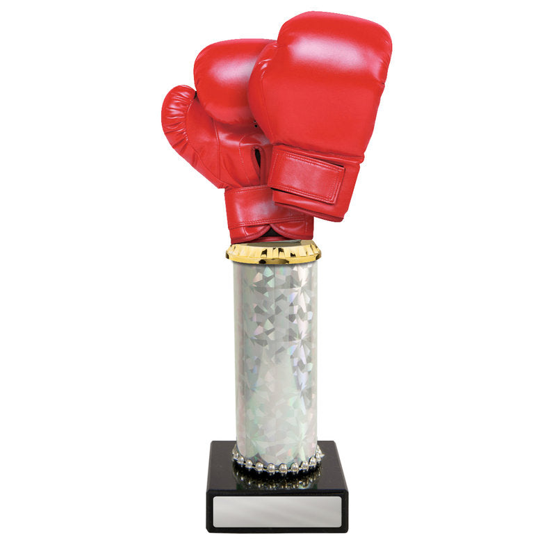 Boxing Figure on Column