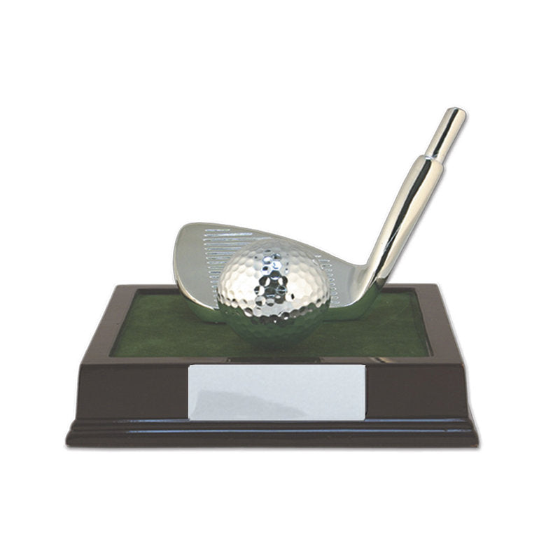Golf Iron/Ball on Base