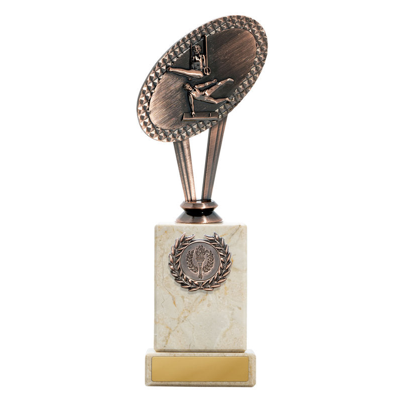 Metal Male Gymnastics Theme on Base