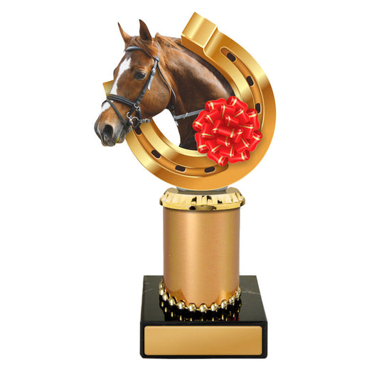 Horse Figurine on Column