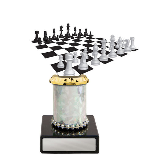 Chess Figurine on Column