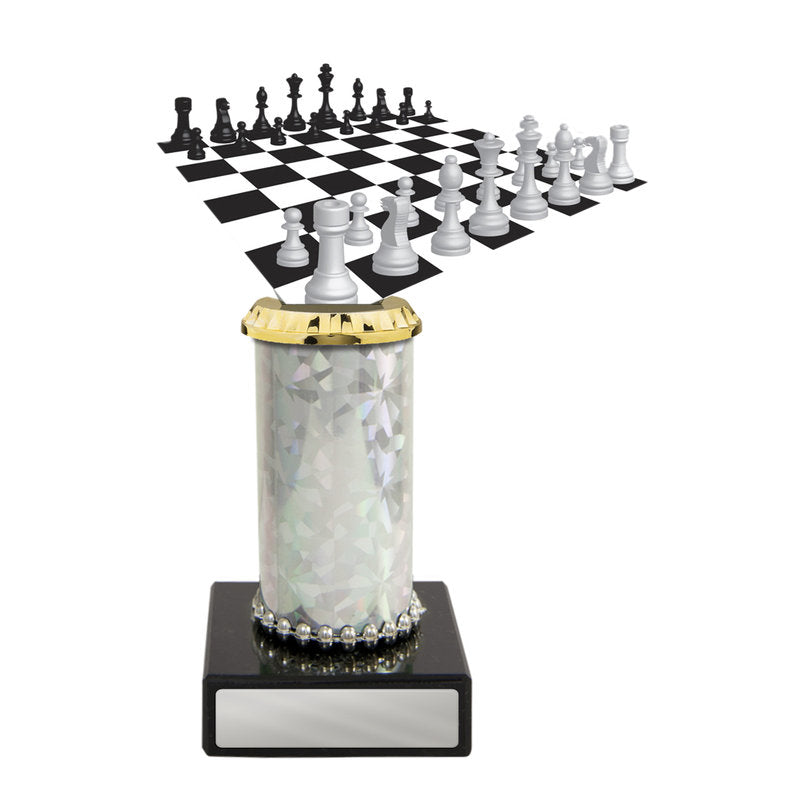 Chess Figurine on Column
