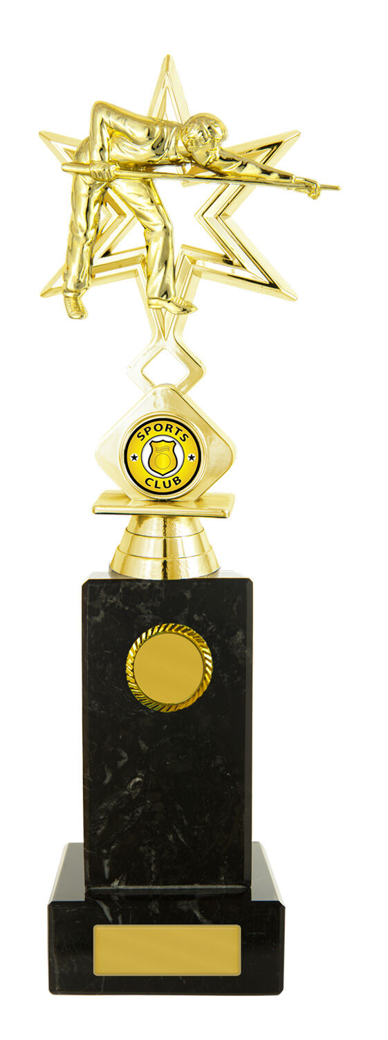 Billiards Figure on Column