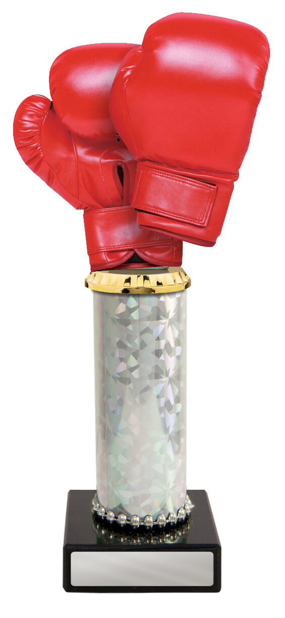 Boxing Figure on Column