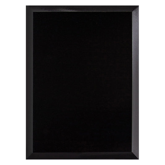 Value Plaque Black Gloss