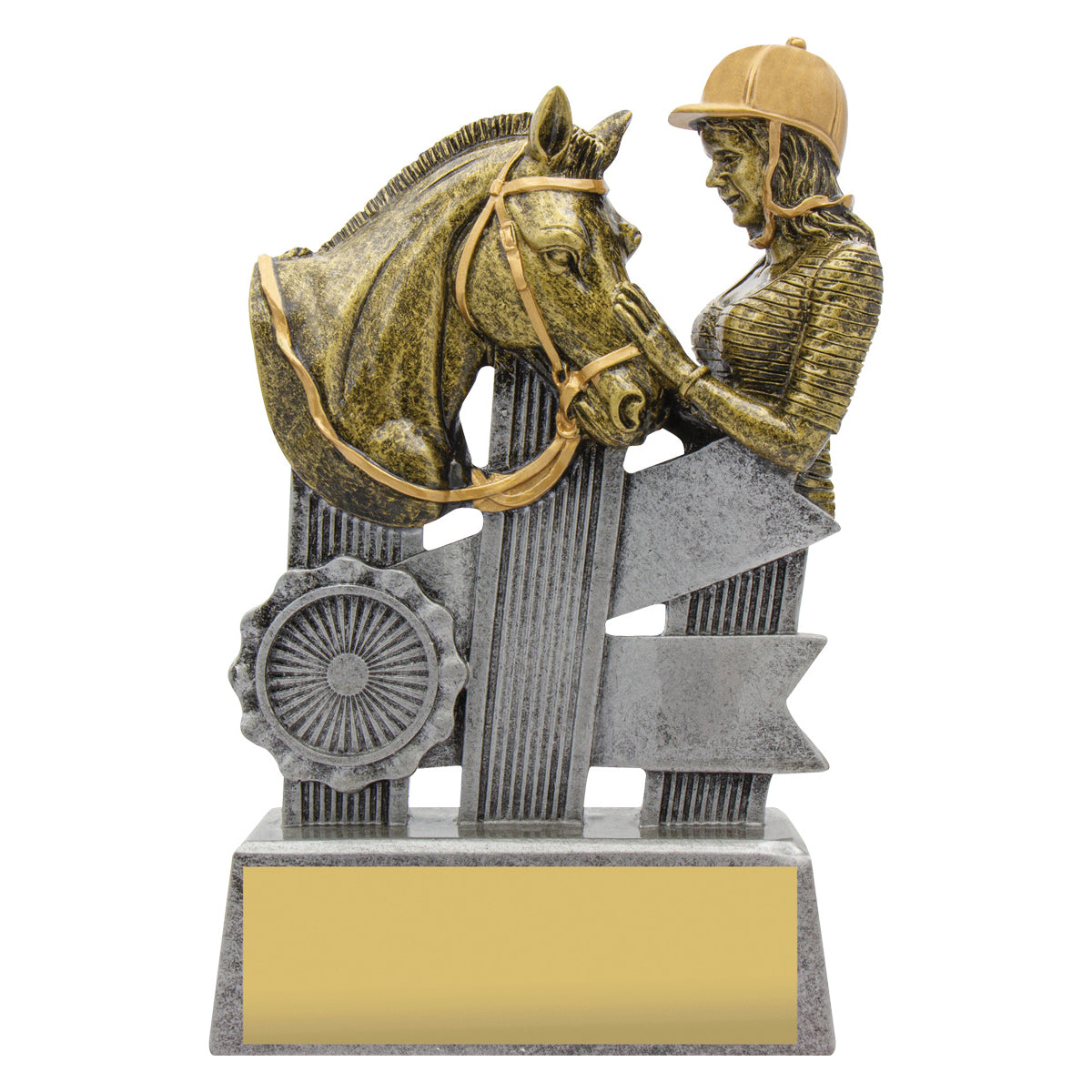 Silver Horse Ribbon