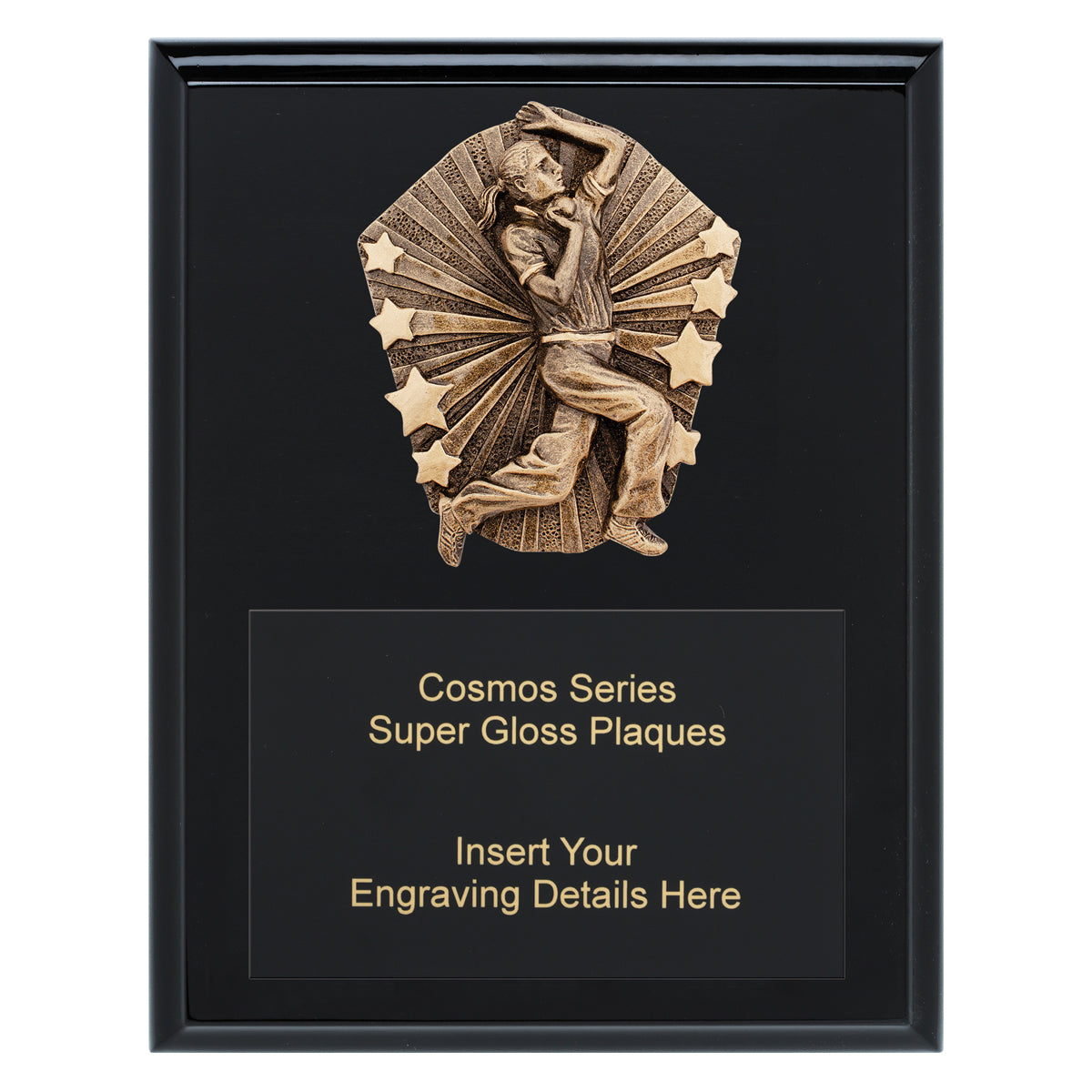 Cosmos Super Plaque - Female Bowler