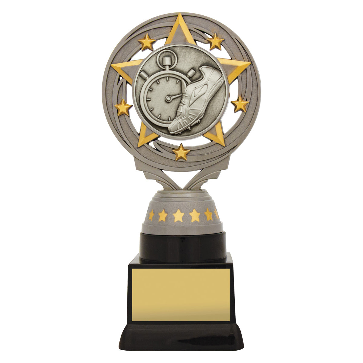 Silver Athletics Torch