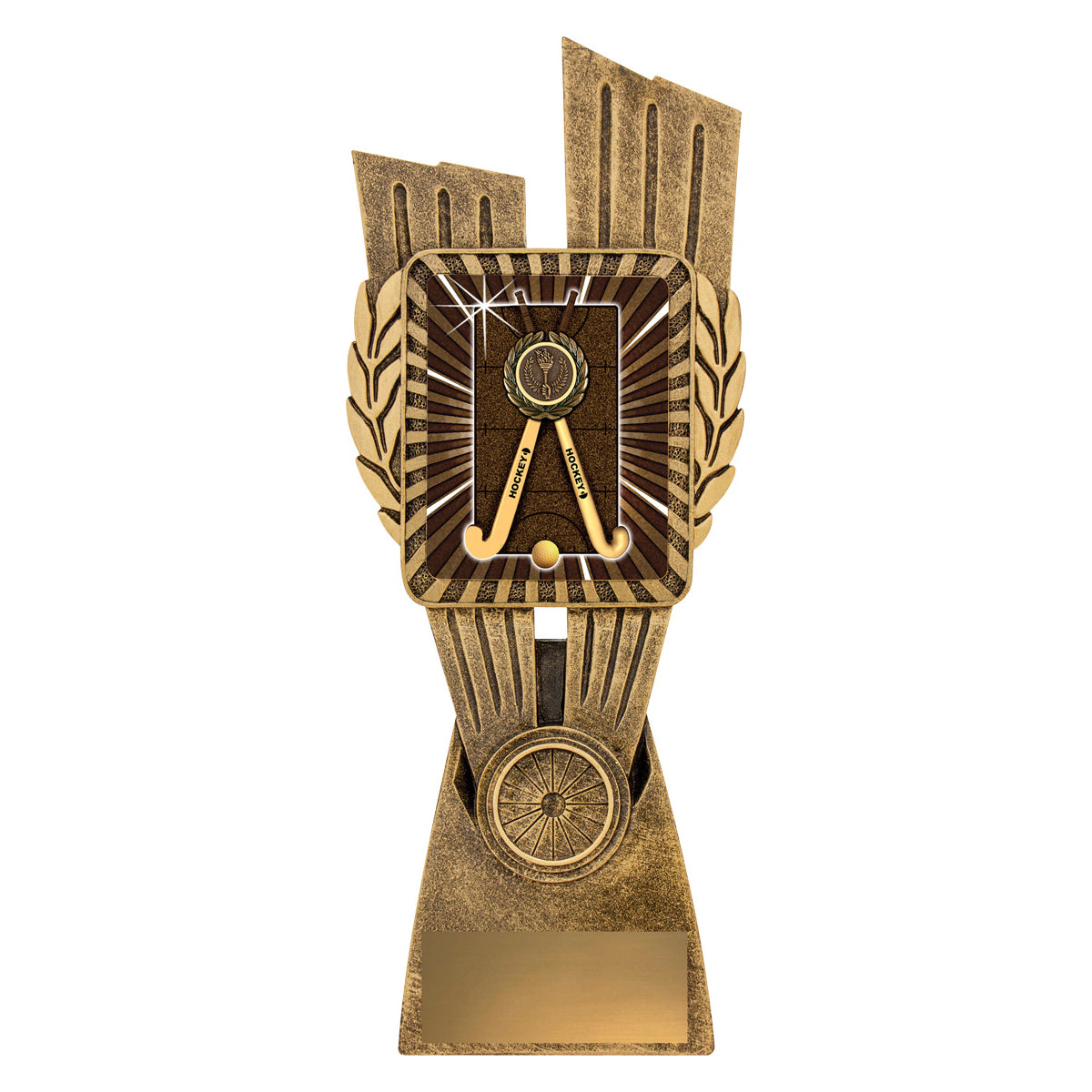 Antique Gold Lynx - Hockey