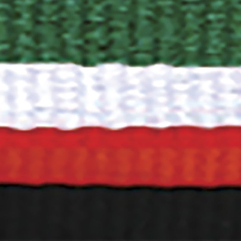 Green / White / Red / Black Ribbon