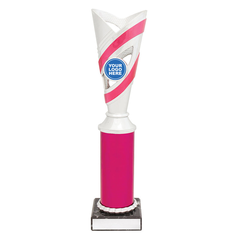 Curve Cups - Silver / Pink