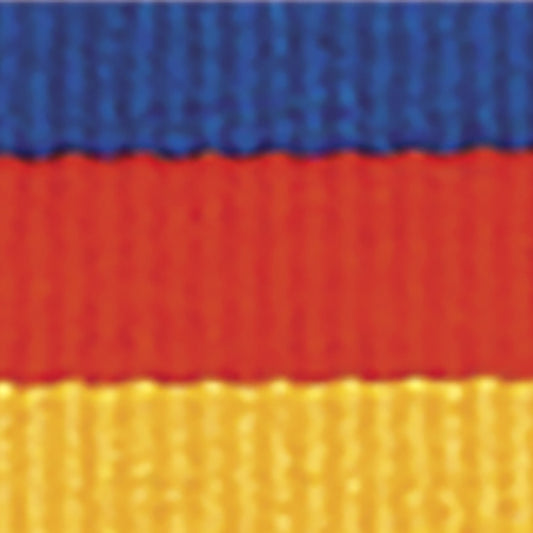 Blue / Red / Gold Ribbon