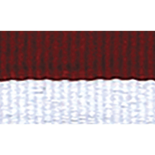 Maroon / White Ribbon