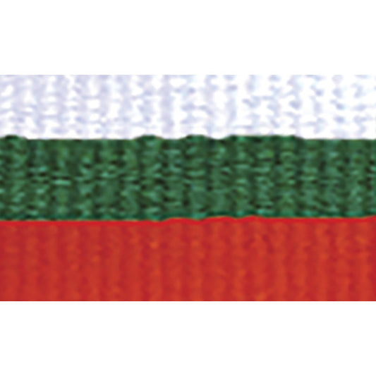 White / Green / Red Ribbon