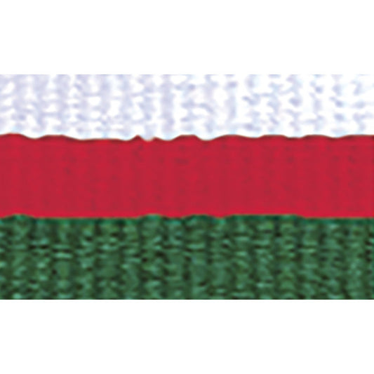 White / Red / Green Ribbon