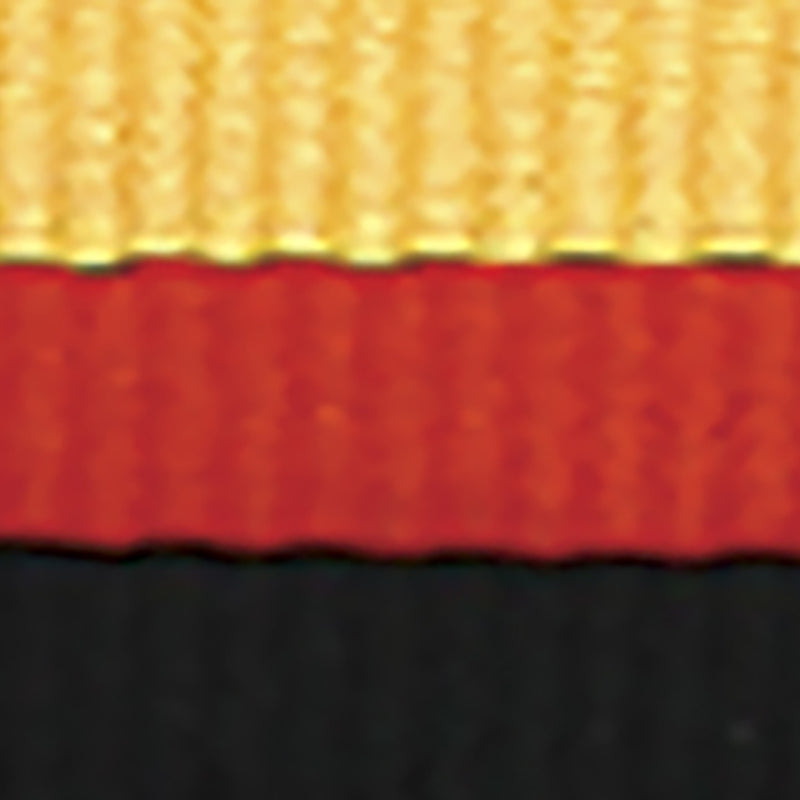 Yellow / Black / Red Ribbon