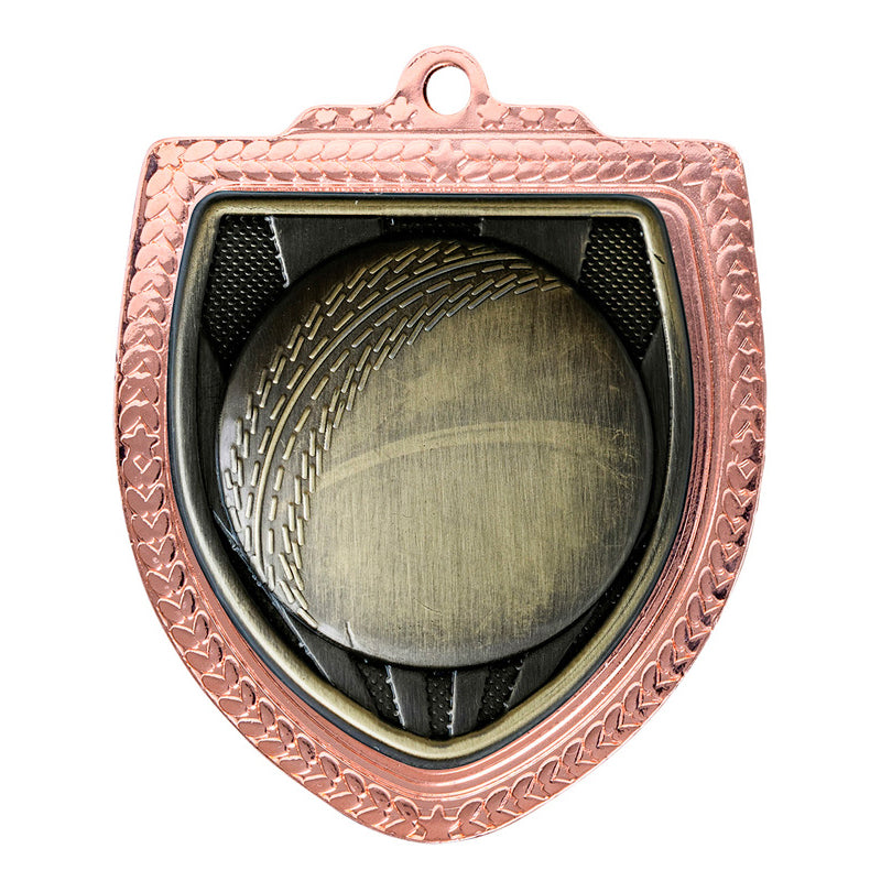 Shield Medal - Cricket Ball