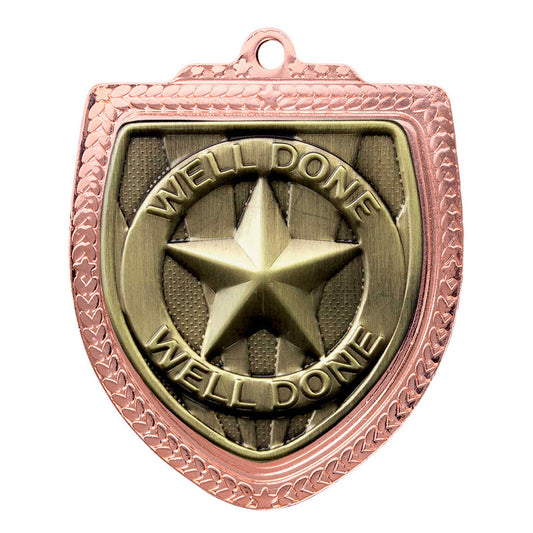 Shield Medal - Well Done!