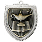 Shield Medal - Lamp of Knowledge
