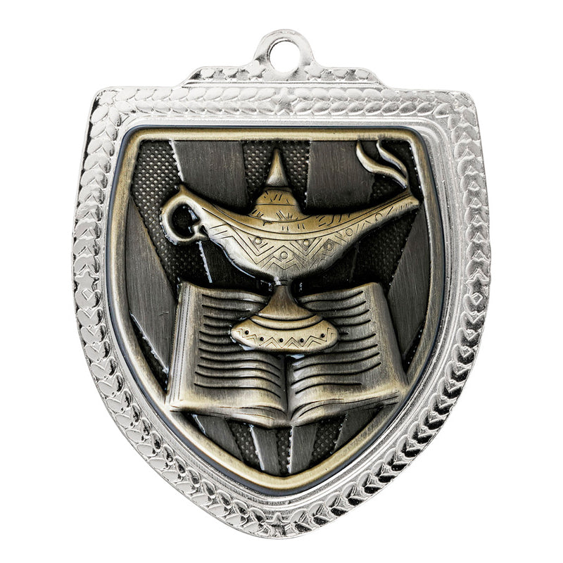 Shield Medal - Lamp of Knowledge