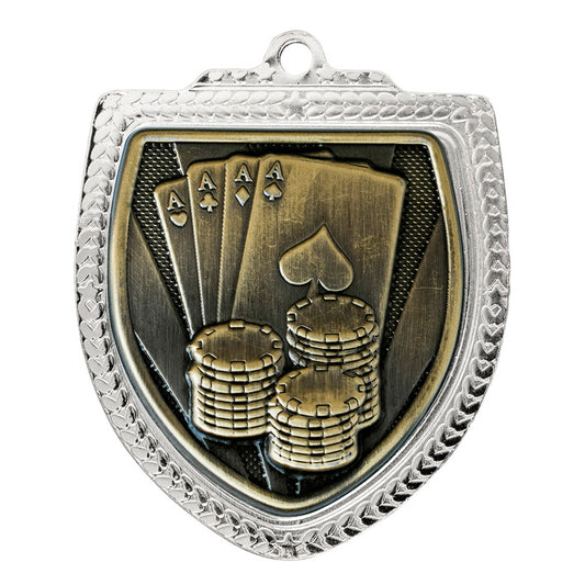 Shield Medal - Poker