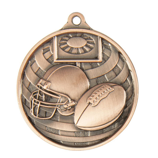 Global Medal-Grid Iron Football