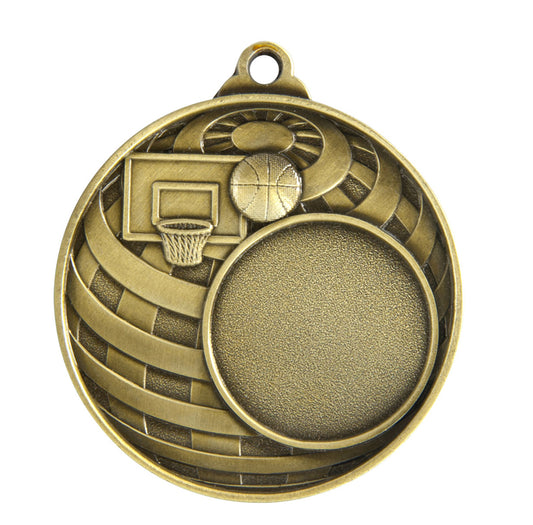 Global Medal -Basketball + 25mm insert