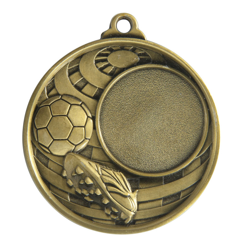 Global Medal -Football + 25mm insert