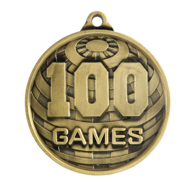 Global Medal-No. Games (100)