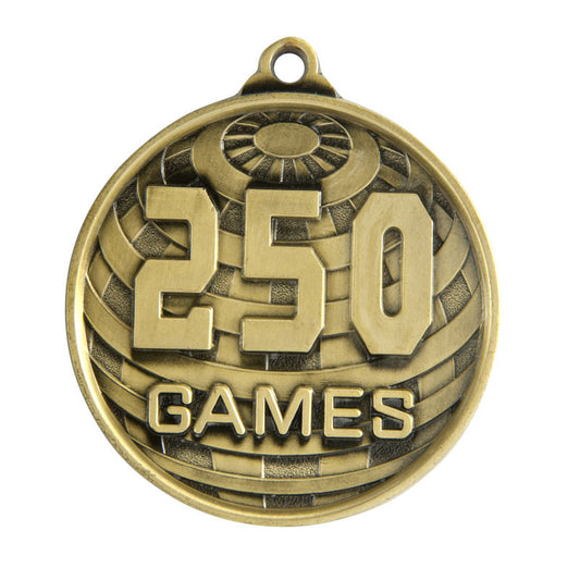 Global Medal-No. Games (250)