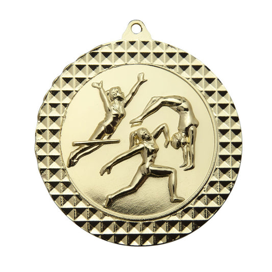 70mm Medal Gymnastics Fem.