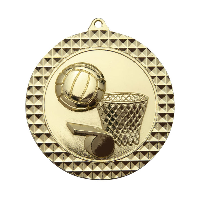 70mm Medal Netball