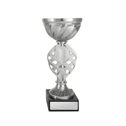Cup on Base Assembled Silver-Black